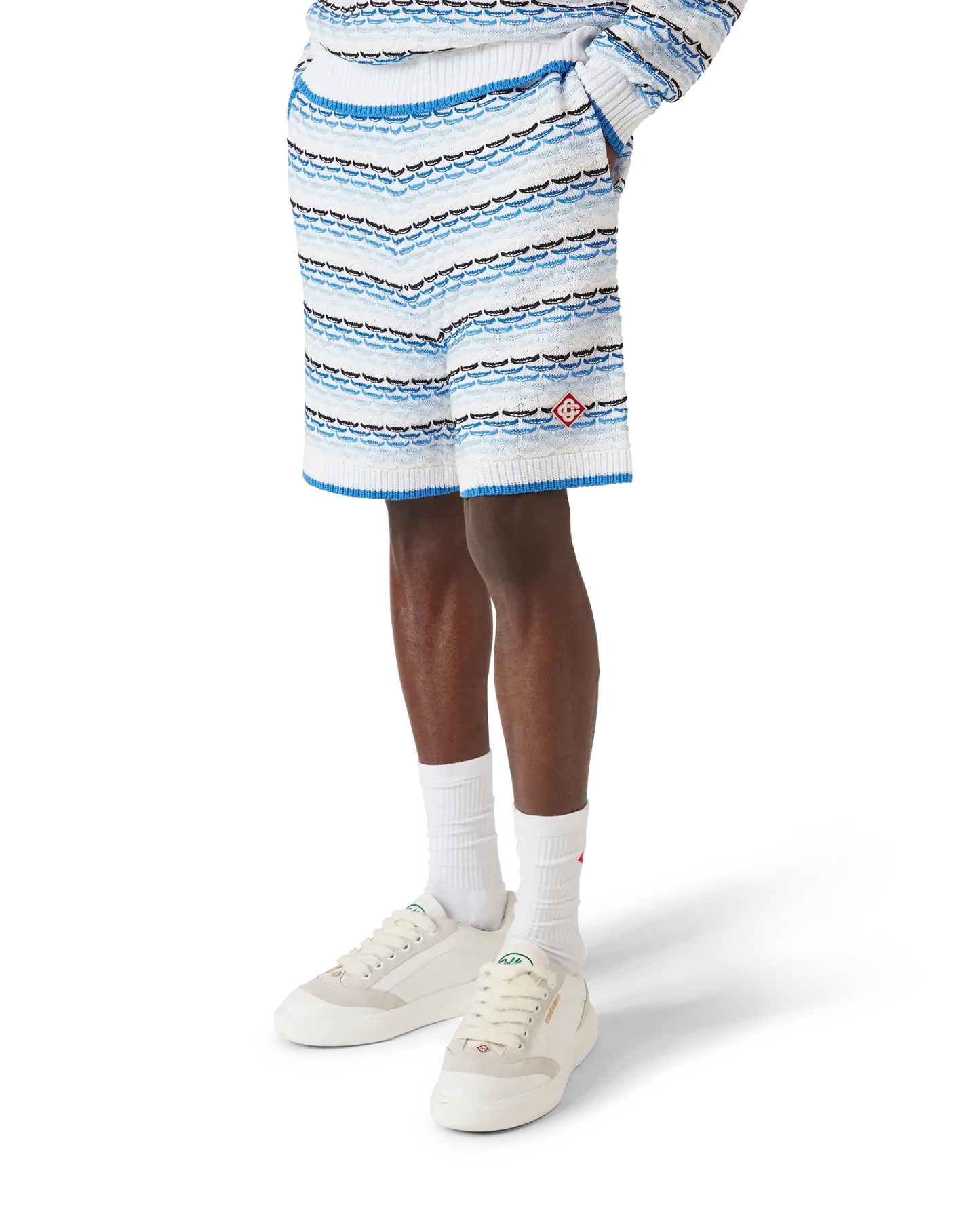Shorts à points rentrés
