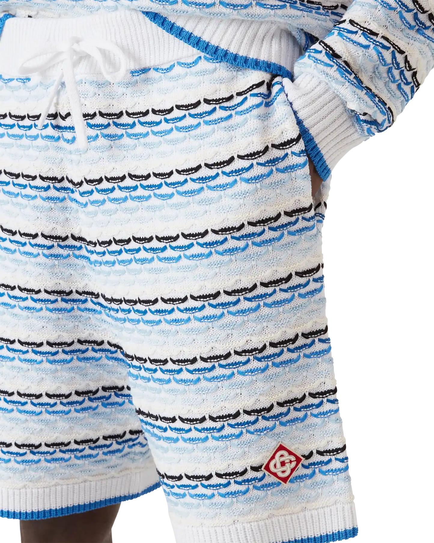 Shorts à points rentrés