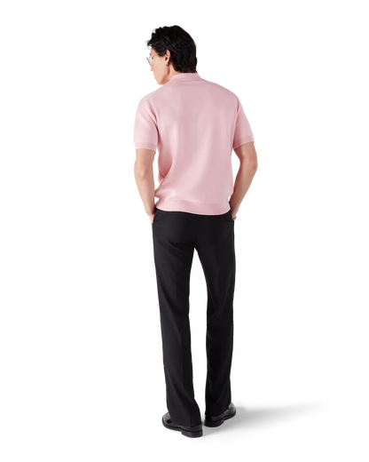 Double Face Short Sleeve Polo Shirt