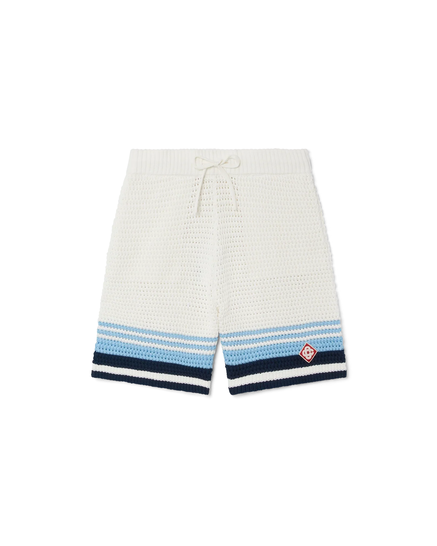 Short en coton crocheté de tennis