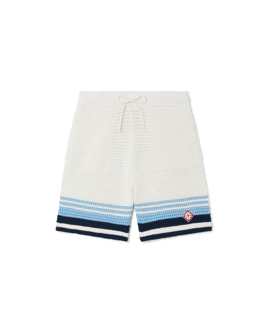 Tennis Cotton Crochet Shorts