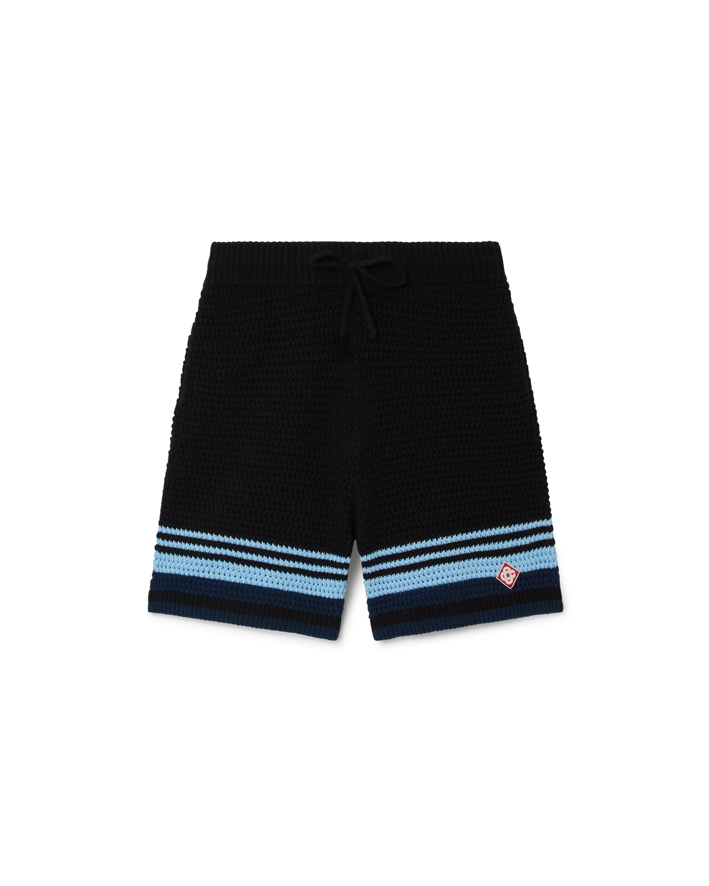 Shorts en coton crochetés de tennis