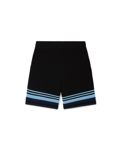 Shorts en coton crochetés de tennis