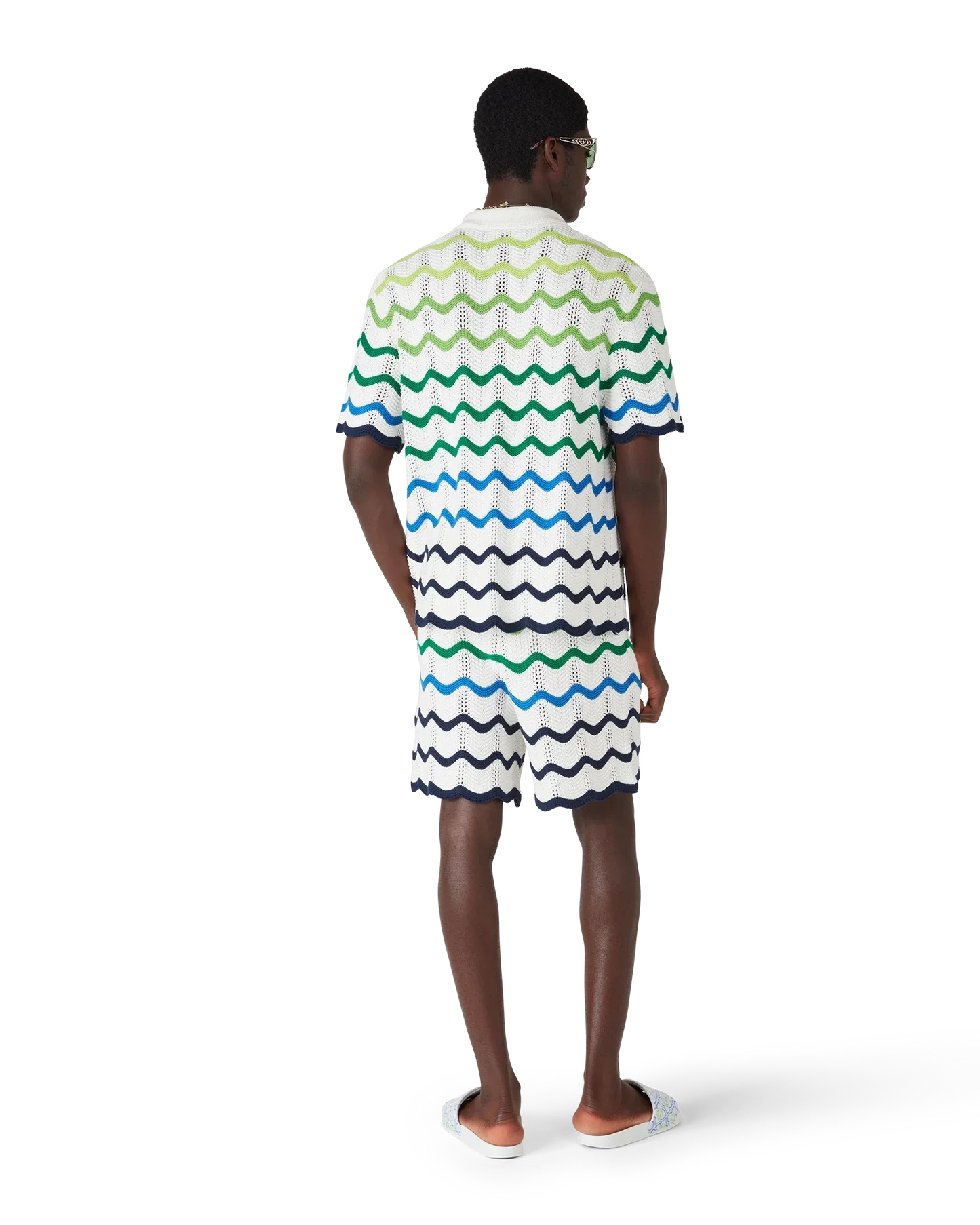 Shorts en maille Wave