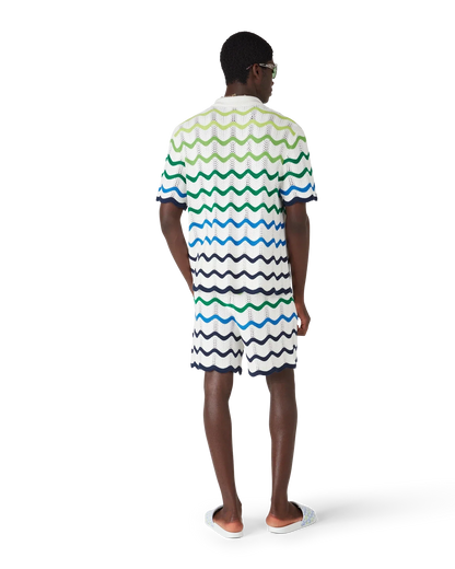 Shorts en maille Wave