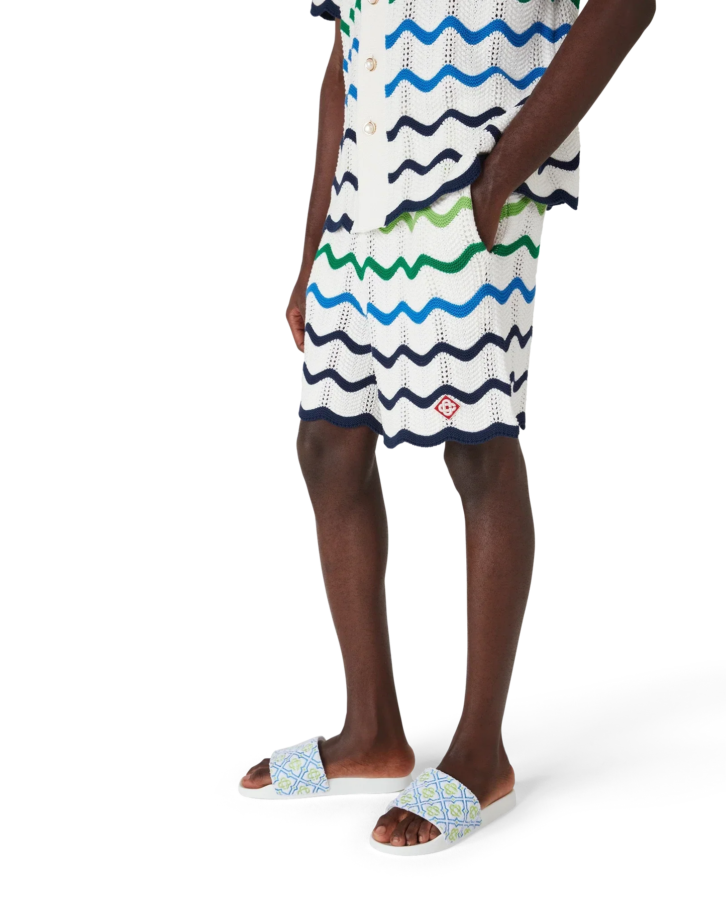 Shorts en maille Wave