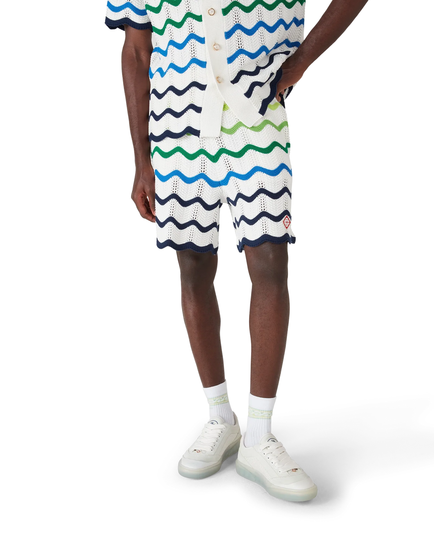 Shorts en maille Wave