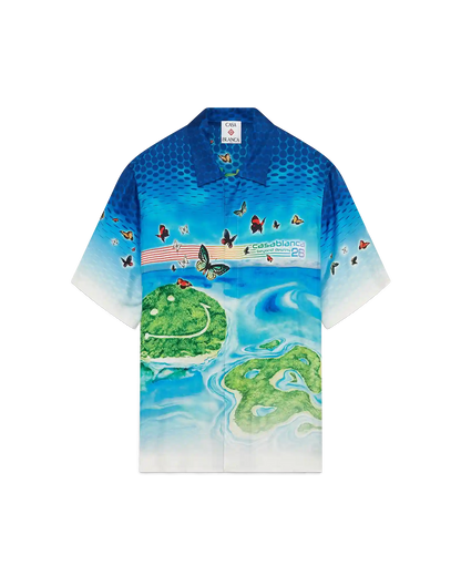 Chemise en soie à manches courtes Beyond Destiny