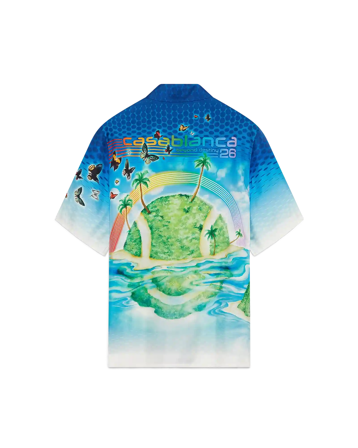 Chemise en soie à manches courtes Beyond Destiny