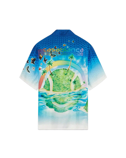 Chemise en soie à manches courtes Beyond Destiny