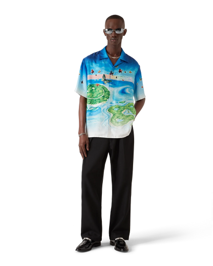 Chemise en soie à manches courtes Beyond Destiny