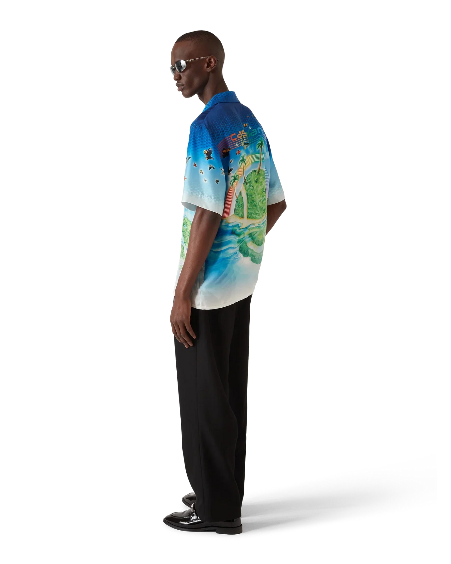 Chemise en soie à manches courtes Beyond Destiny
