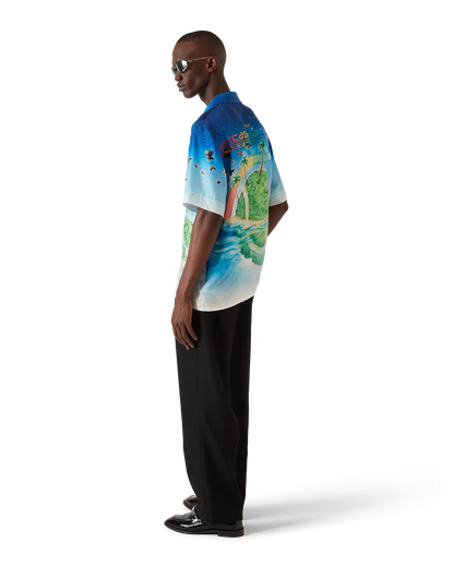 Chemise en soie à manches courtes Beyond Destiny