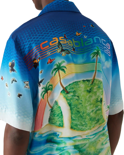 Chemise en soie à manches courtes Beyond Destiny