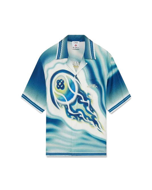 The Art Of The Serve Short Sleeve Silk Shirt