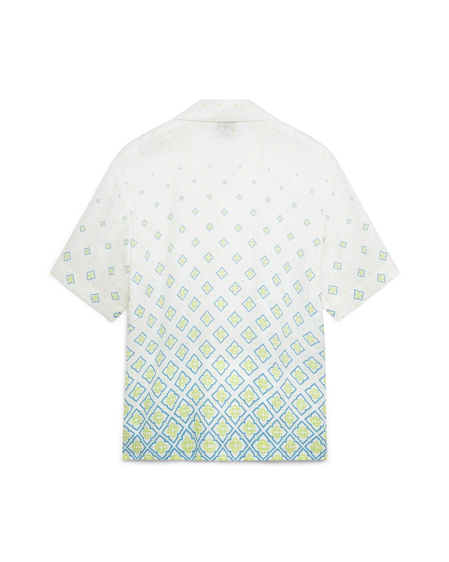 Chemise en lin à manches courtes Monogram dégradé