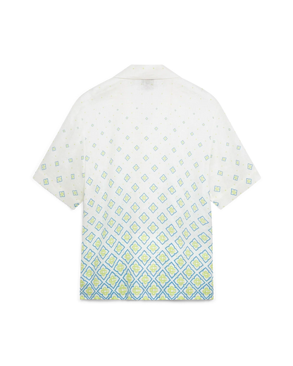 Chemise en lin à manches courtes Monogram dégradé