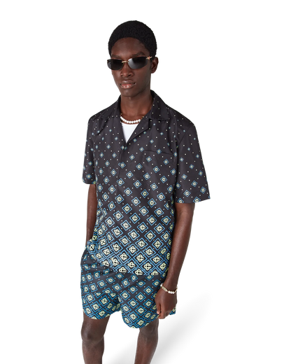 Maillot de bain à manches courtes Monogram dégradé