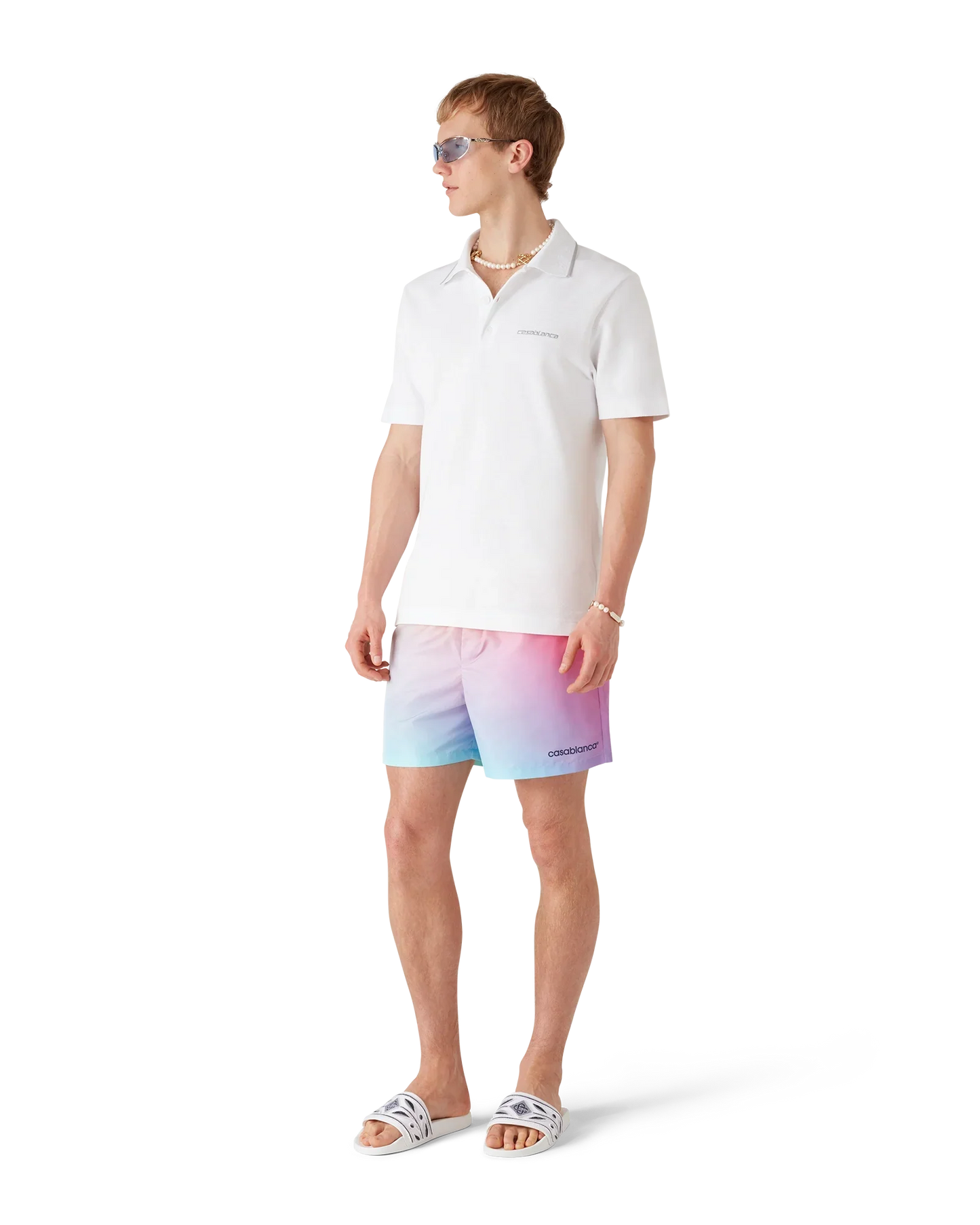 Short de bain imprimé dégradé