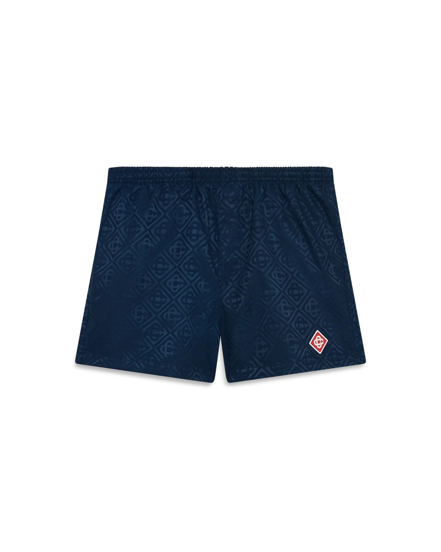 Short de bain en jacquard monogrammé