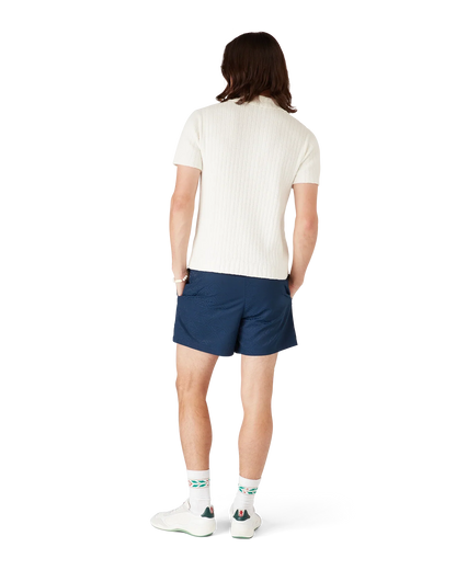 Short de bain en jacquard monogrammé