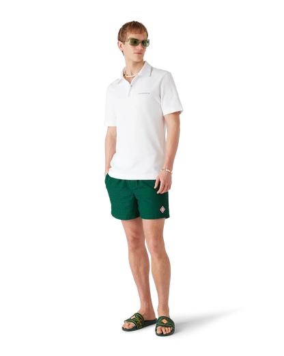 Short de bain Jacquard Monogrammé