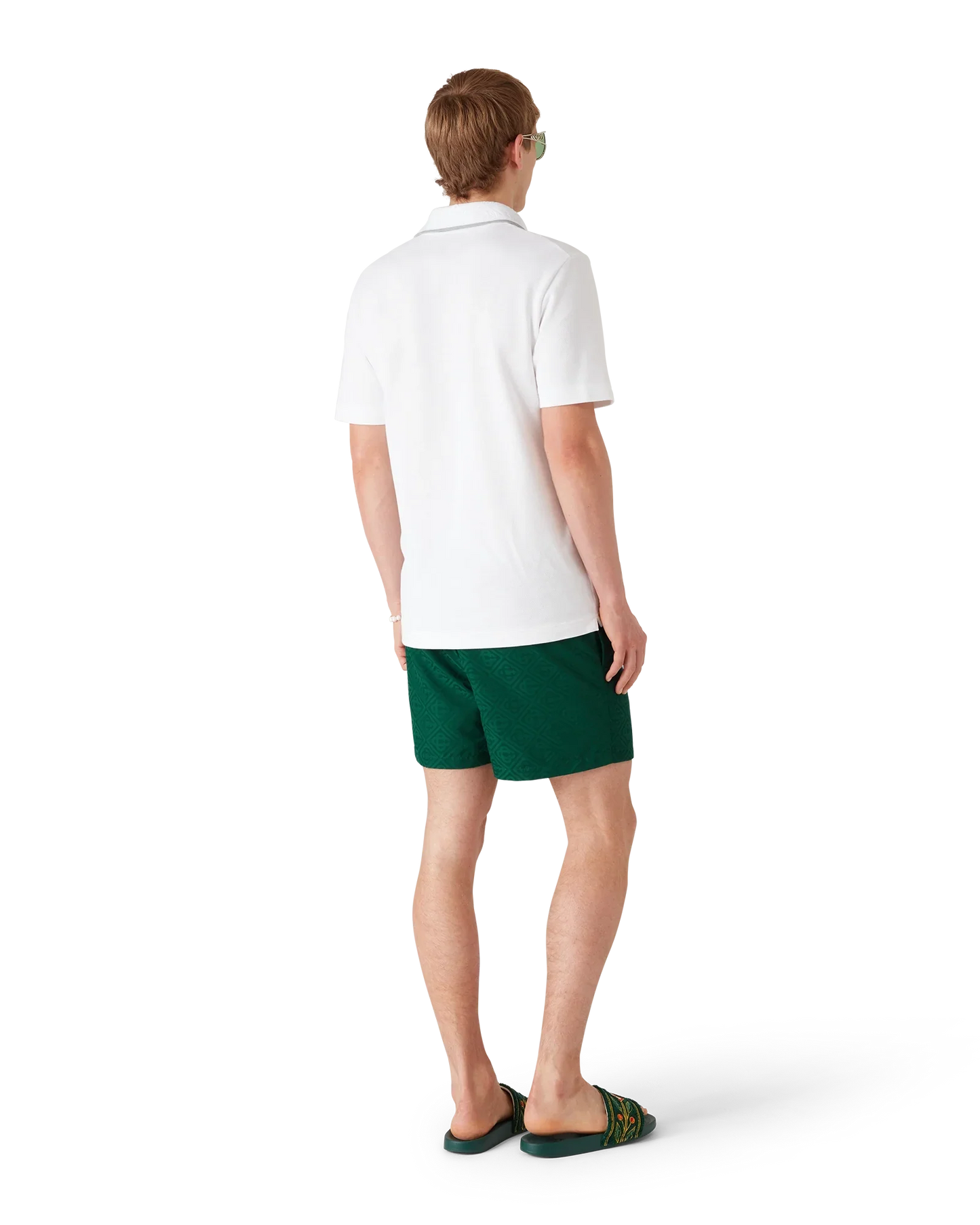 Short de bain Jacquard Monogrammé