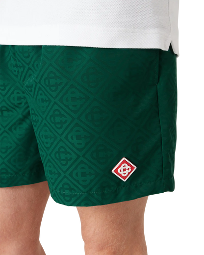 Short de bain Jacquard Monogrammé