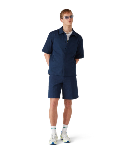 Navy Monogram Shorts