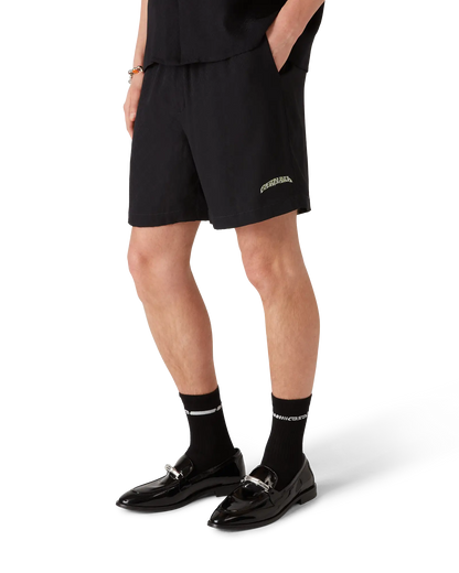 Shorts en soie jacquard Volcano