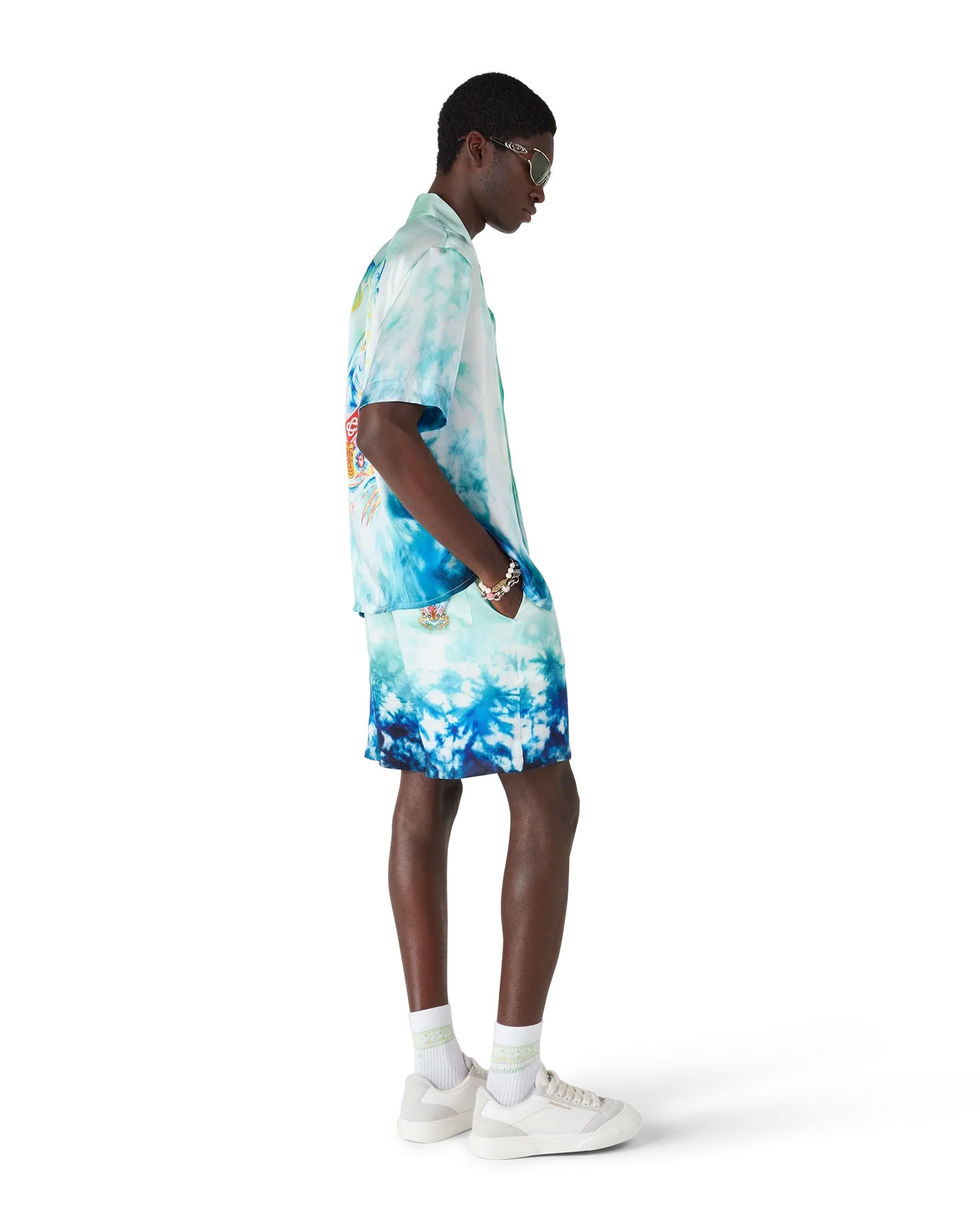 Shorts en soie de lotus Surf