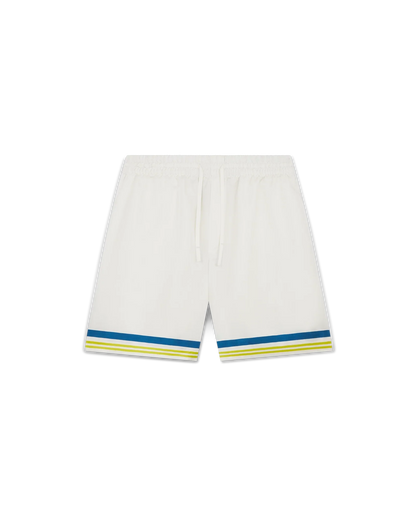 Short en Soie Icône Club de Tennis Enflammé