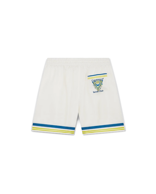 Flaming Tennis Club Icon Silk Shorts