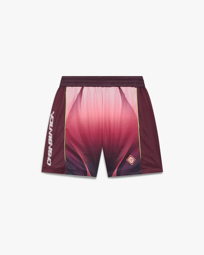 Short de football dégradé aubergine