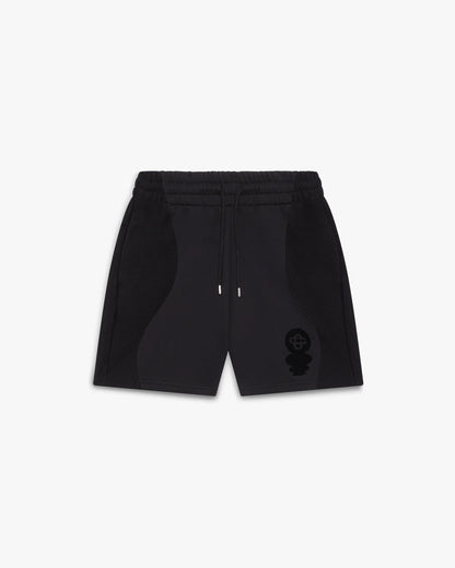 Short en molleton imprimé flocage logo Black Squash