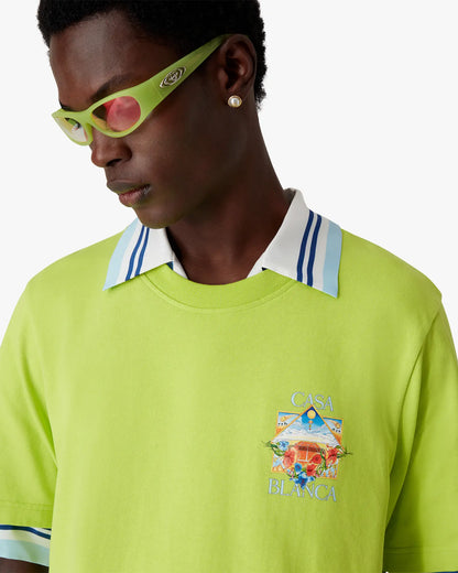 T-shirt à manches courtes Lime Flower Court Icon