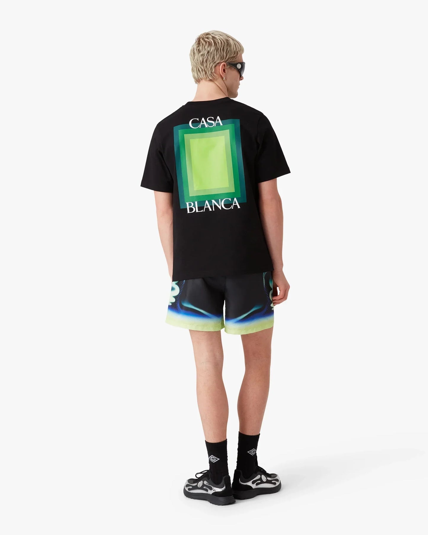 T-shirt à manches courtes avec logo carré