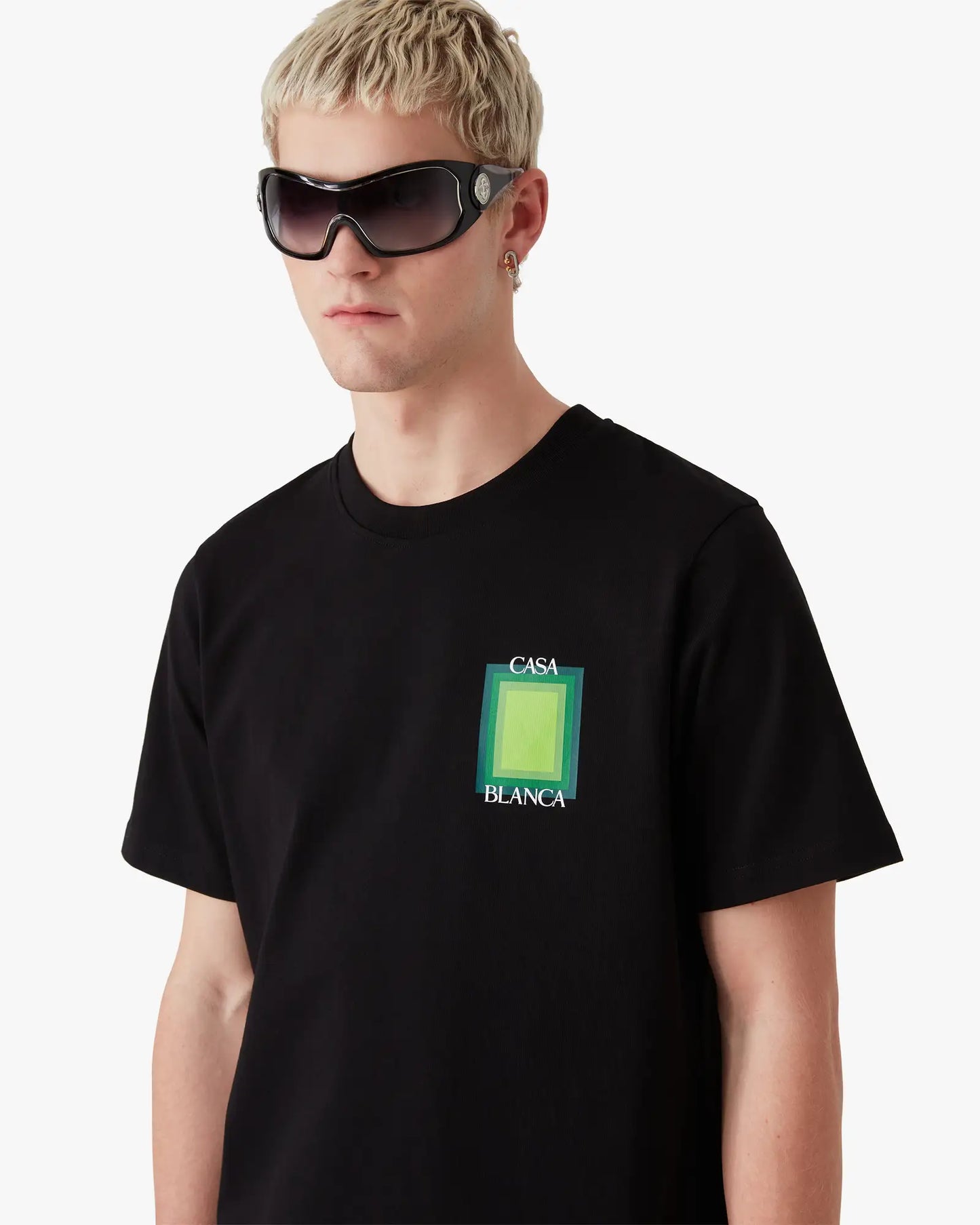 T-shirt à manches courtes avec logo carré