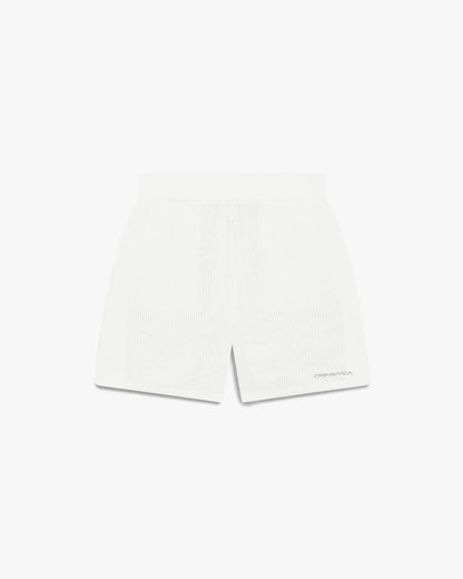 Shorts en mesh blancs