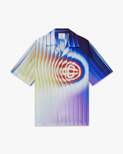 Chemise en soie à manches courtes Shockwave