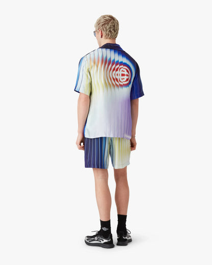 Chemise en soie à manches courtes Shockwave
