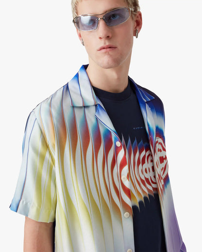 Chemise en soie à manches courtes Shockwave