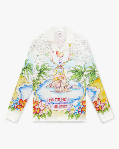 Chemise en soie à manches longues Better Days