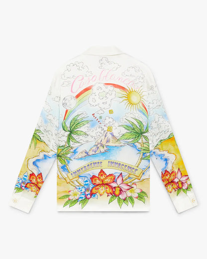 Chemise en soie à manches longues Better Days