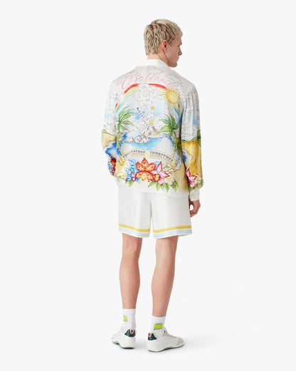 Chemise en soie à manches longues Better Days