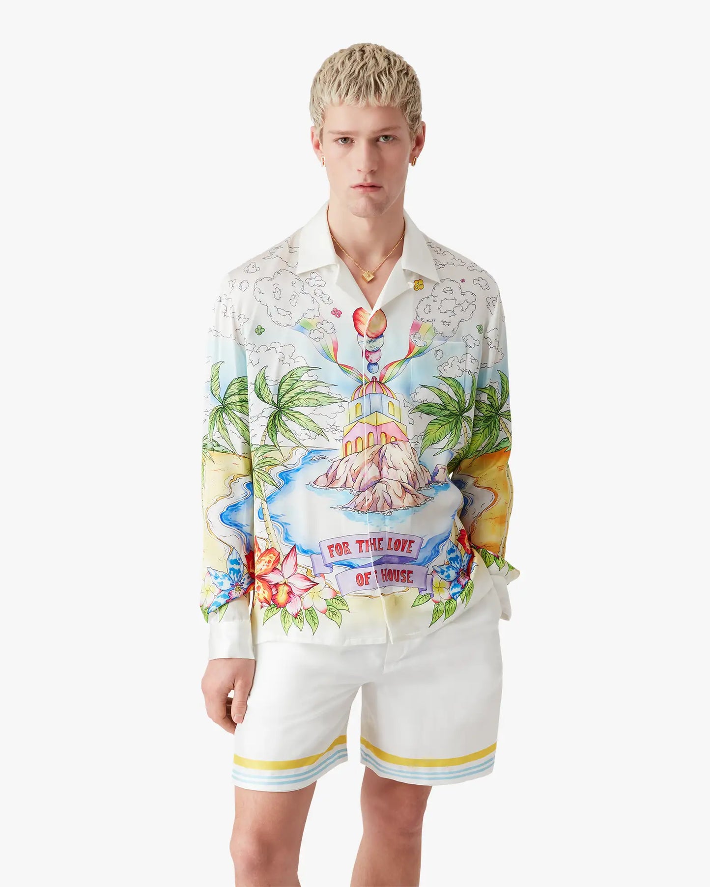Chemise en soie à manches longues Better Days