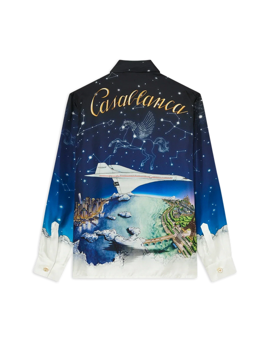 Vol De Nuit Silk Shirt