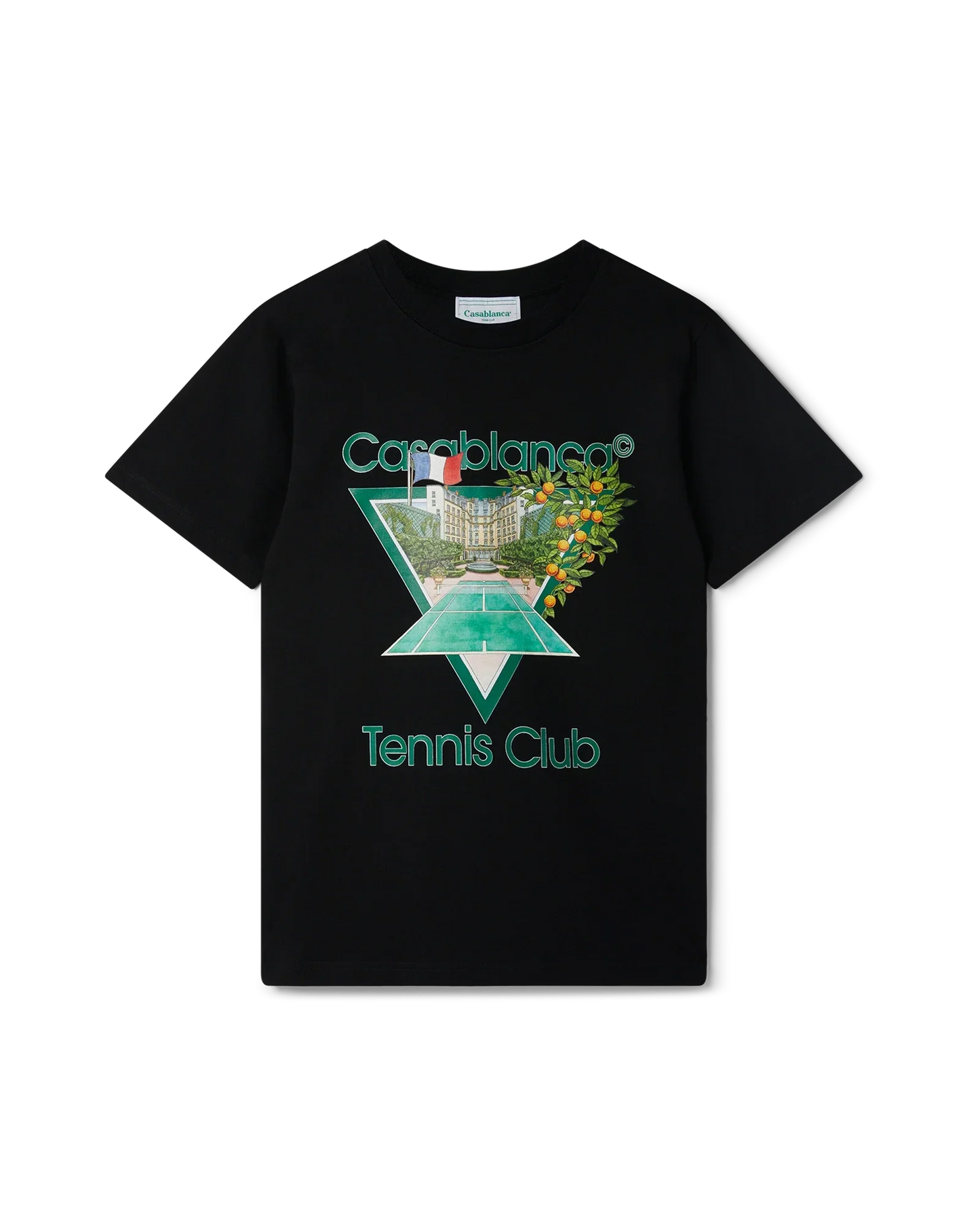 T-shirt à manches courtes avec logo du club de tennis