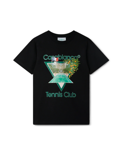 T-shirt à manches courtes avec logo du club de tennis