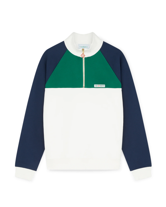 Sweat-shirt à col zippé